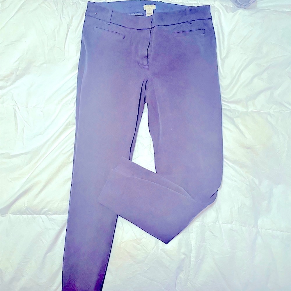 J. Crew Woman’s Navy Slim Stretch Chinos